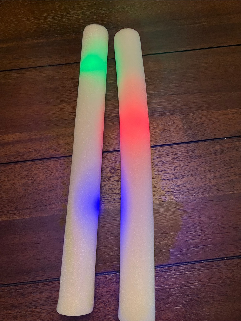 Multicolored LED 3 Mode Light Up Foam Dance Party Sticks